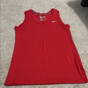 Nike Red Performance Tank Top